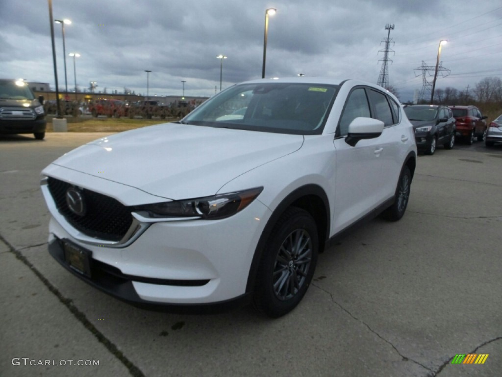 Snowflake White Pearl Mica 2019 Mazda CX-5 Touring AWD Exterior Photo #130757403