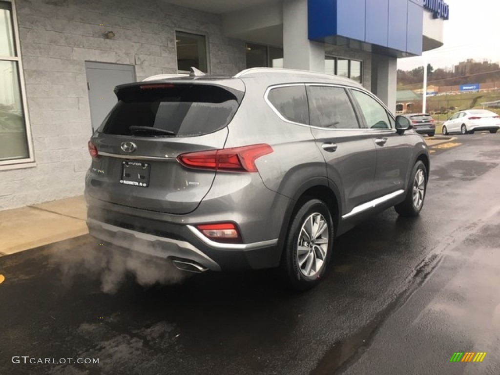 2019 Santa Fe SEL Plus AWD - Machine Gray / Black photo #8