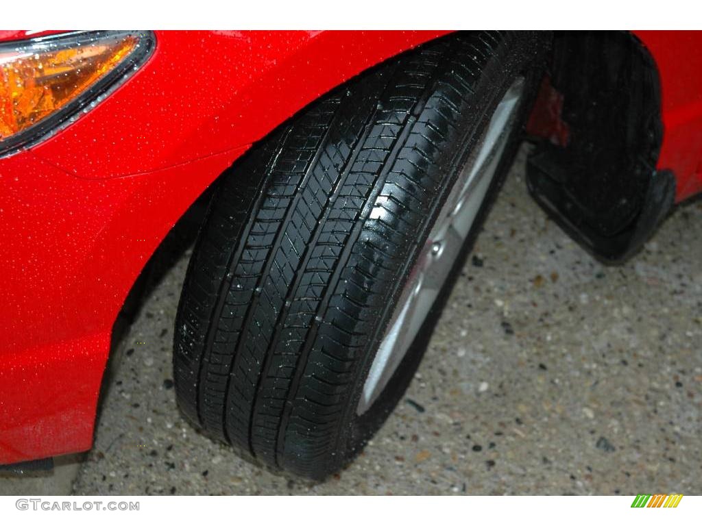 2008 Civic EX Coupe - Rallye Red / Black photo #24