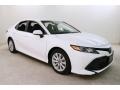 2018 Super White Toyota Camry LE  photo #1