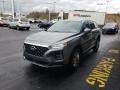 2019 Machine Gray Hyundai Santa Fe SE AWD  photo #3