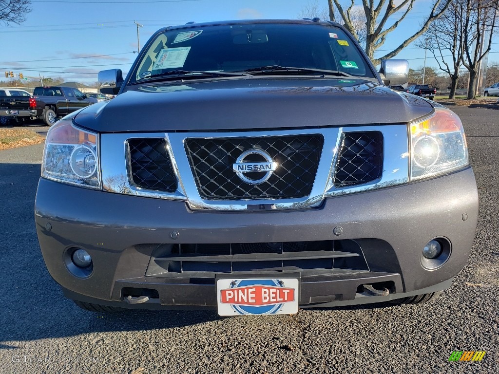 2011 Armada Platinum 4WD - Smoke Gray / Charcoal photo #2