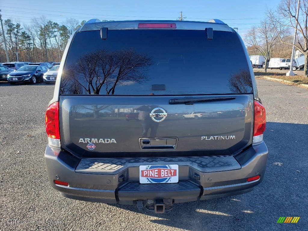2011 Armada Platinum 4WD - Smoke Gray / Charcoal photo #6