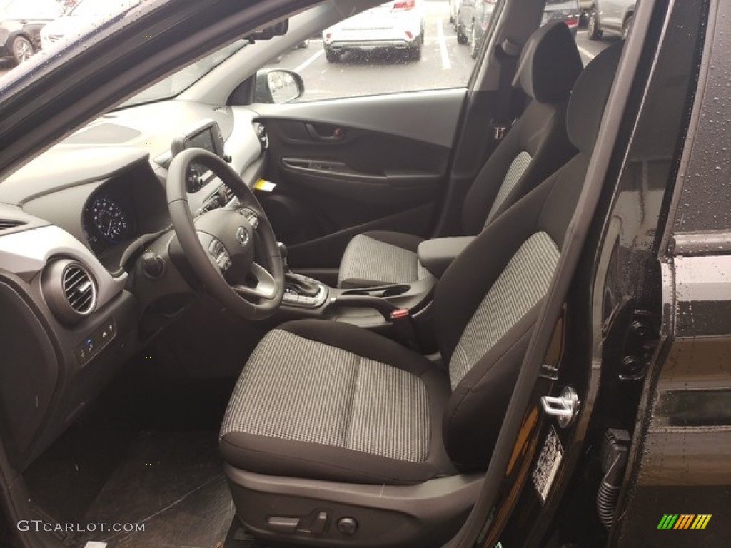 Gray/Black Interior 2019 Hyundai Kona SEL Photo #130760883