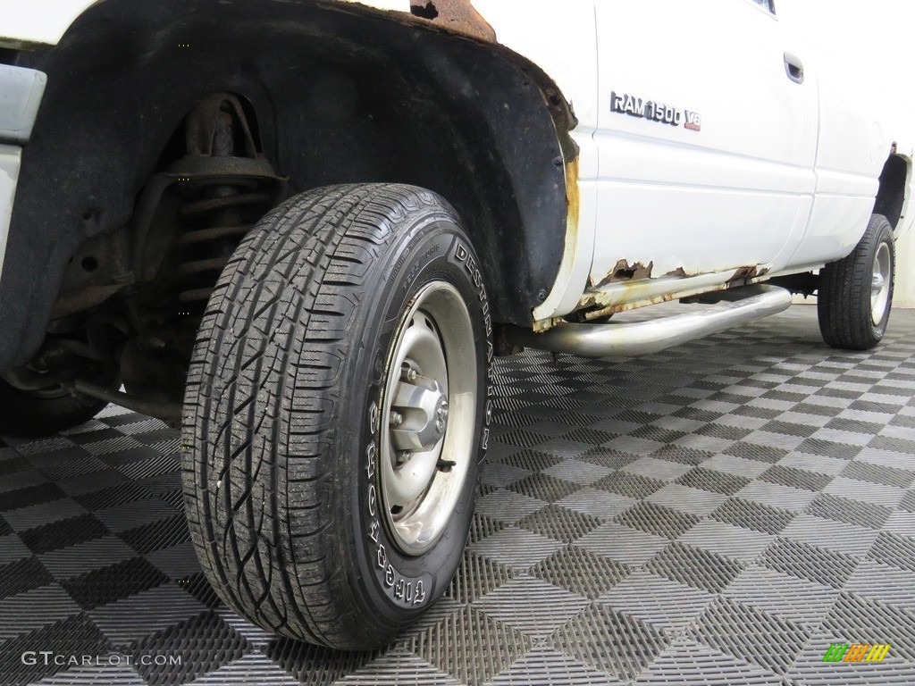 2001 Ram 1500 ST Regular Cab 4x4 - Bright White / Agate photo #7