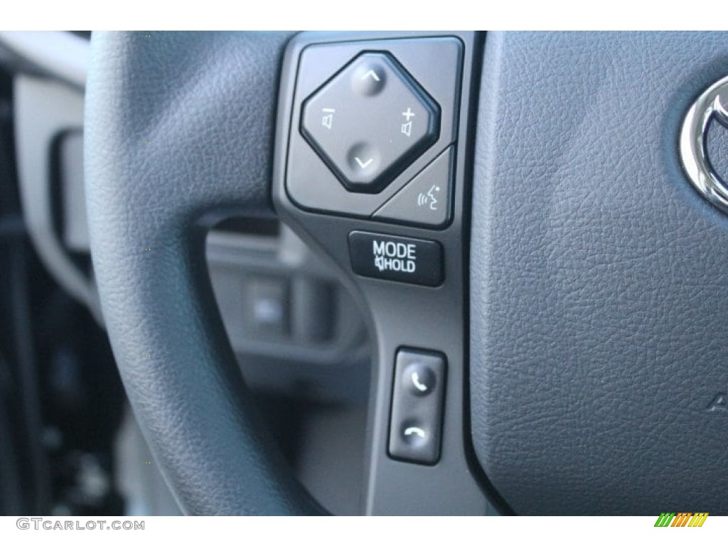 2019 Toyota Tacoma SR Double Cab Cement Gray Steering Wheel Photo #130762005