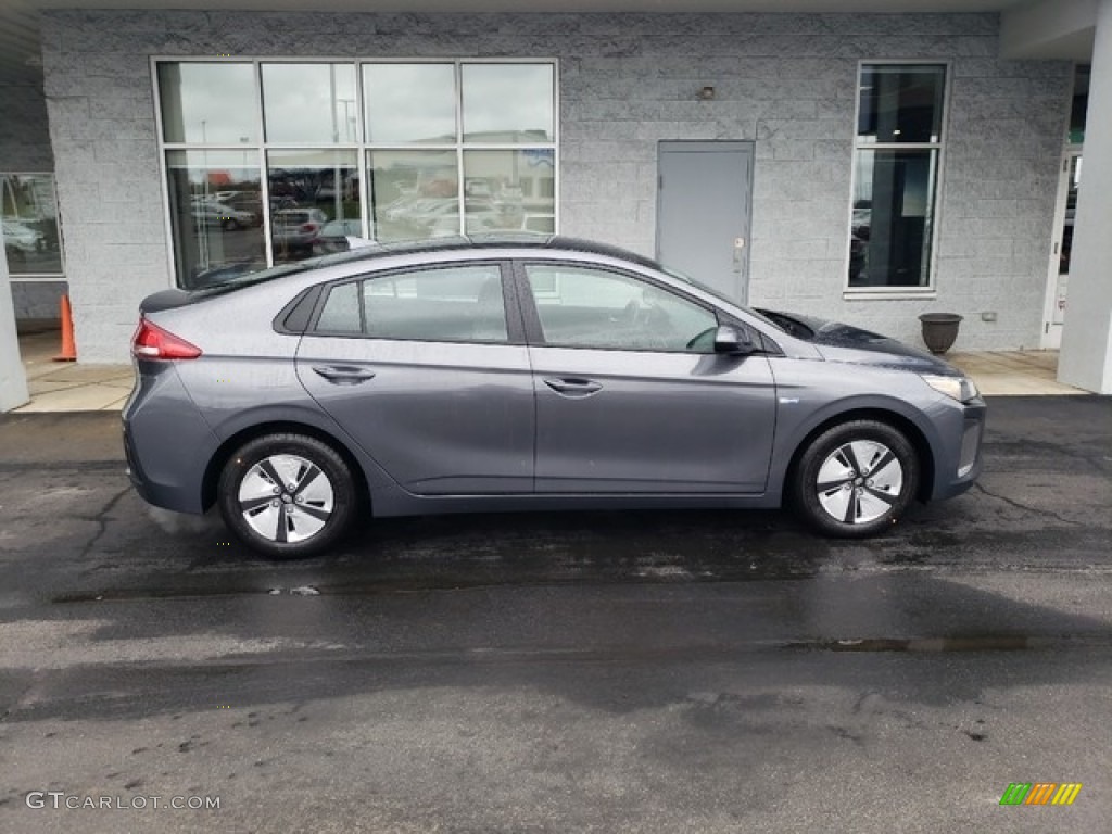 Summit Gray 2019 Hyundai Ioniq Hybrid Blue Exterior Photo #130763157