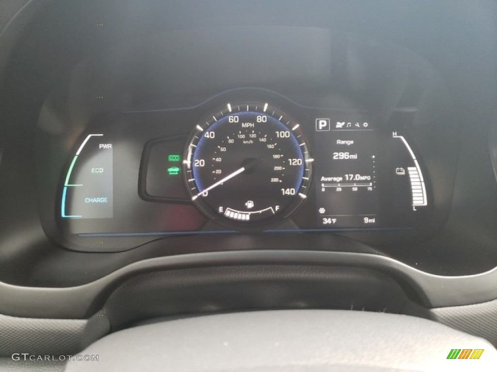 2019 Hyundai Ioniq Hybrid Blue Gauges Photo #130763313