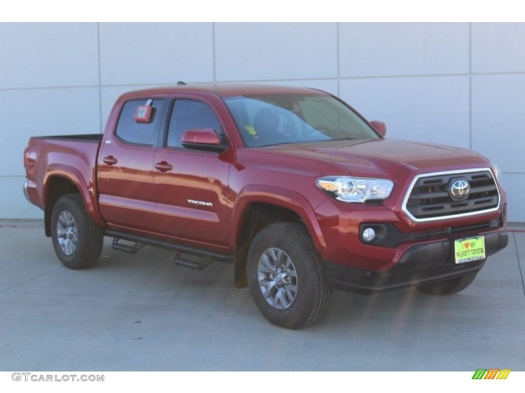 2019 Tacoma SR5 Double Cab - Barcelona Red Metallic / Black photo #2