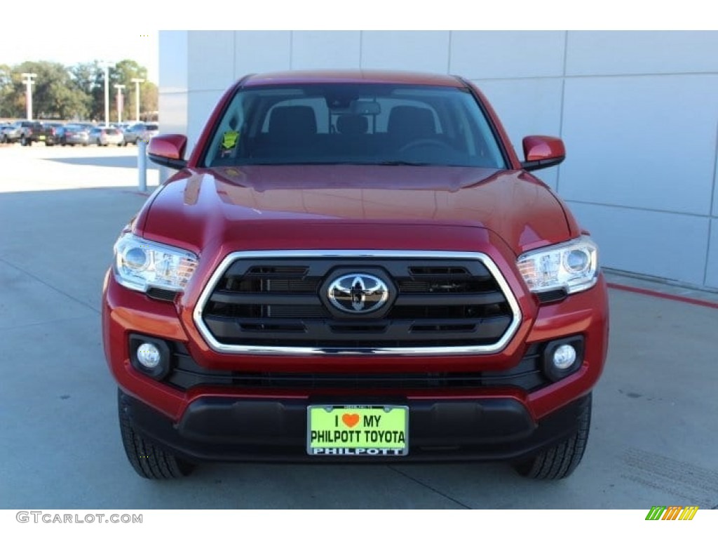 2019 Tacoma SR5 Double Cab - Barcelona Red Metallic / Black photo #3