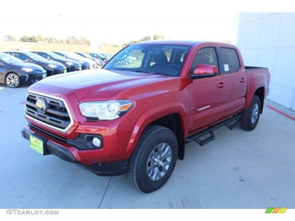 2019 Tacoma SR5 Double Cab - Barcelona Red Metallic / Black photo #4
