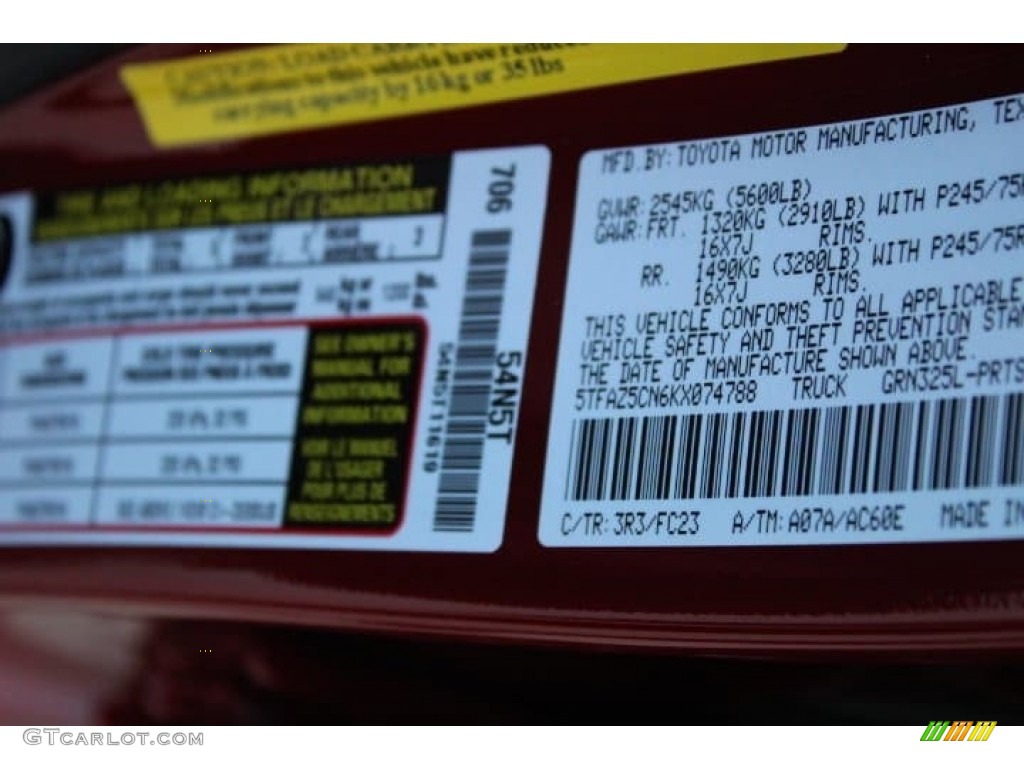 2019 Tacoma SR5 Double Cab - Barcelona Red Metallic / Black photo #22