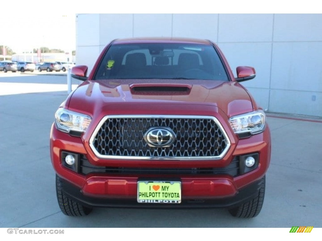 2019 Tacoma TRD Sport Double Cab 4x4 - Barcelona Red Metallic / TRD Graphite photo #3