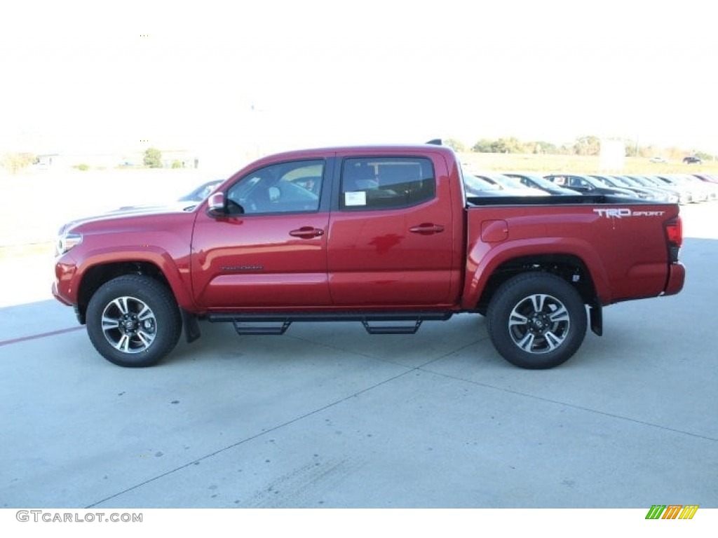 Barcelona Red Metallic 2019 Toyota Tacoma TRD Sport Double Cab 4x4 Exterior Photo #130765086