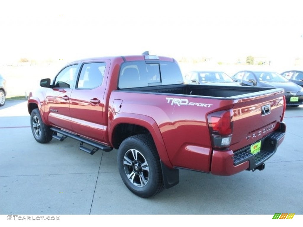 2019 Tacoma TRD Sport Double Cab 4x4 - Barcelona Red Metallic / TRD Graphite photo #7