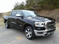 2019 Diamond Black Crystal Pearl Ram 1500 Laramie Crew Cab 4x4  photo #4