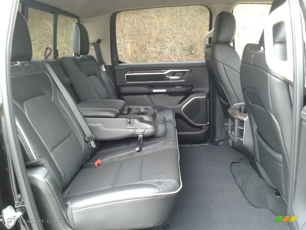 2019 1500 Laramie Crew Cab 4x4 - Diamond Black Crystal Pearl / Black photo #15
