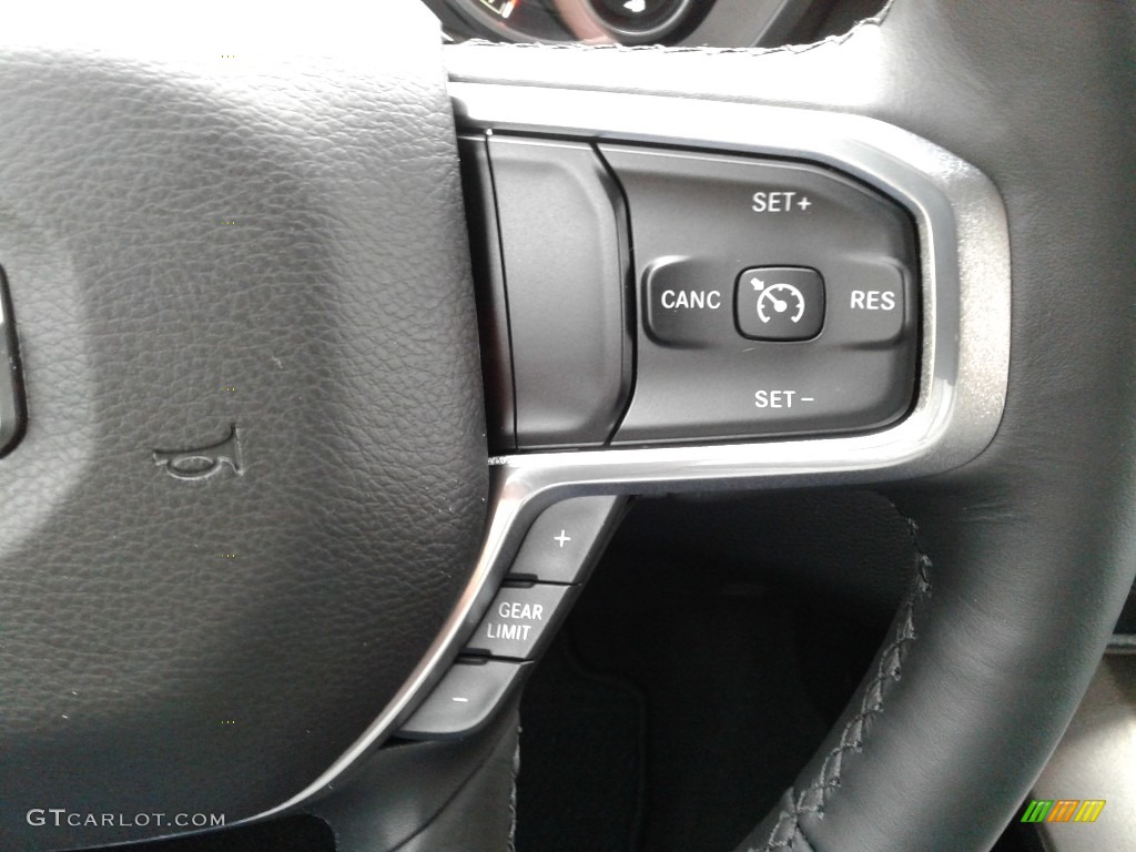 2019 1500 Laramie Crew Cab 4x4 - Diamond Black Crystal Pearl / Black photo #20