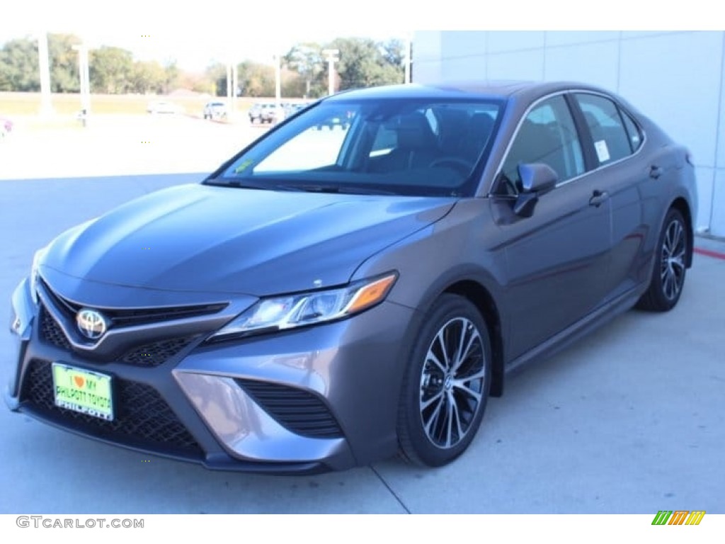 2019 Camry SE - Predawn Gray Mica / Black photo #4