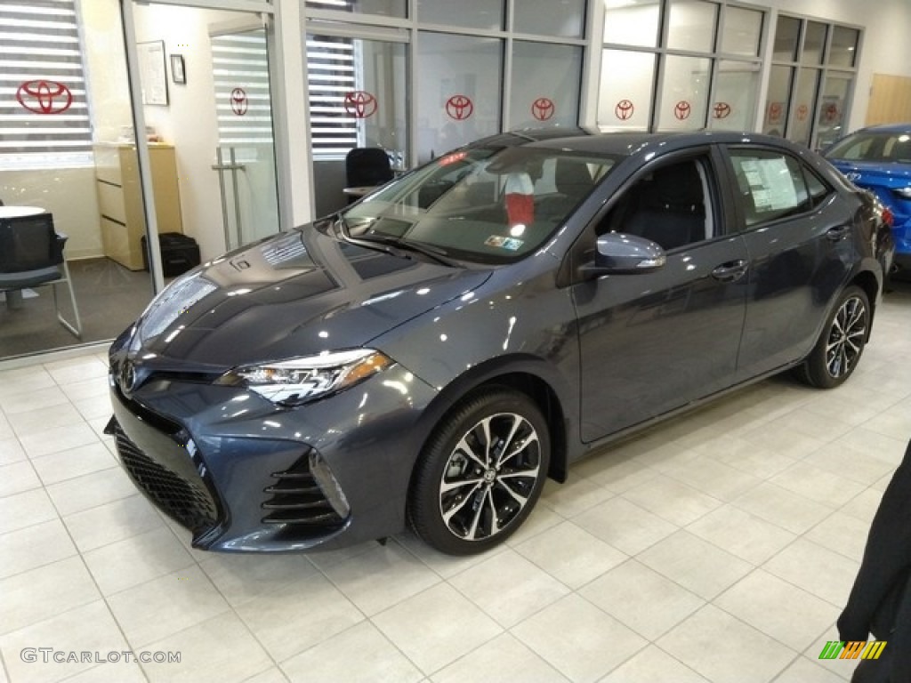 2019 Corolla SE - Slate Metallic / Black photo #1