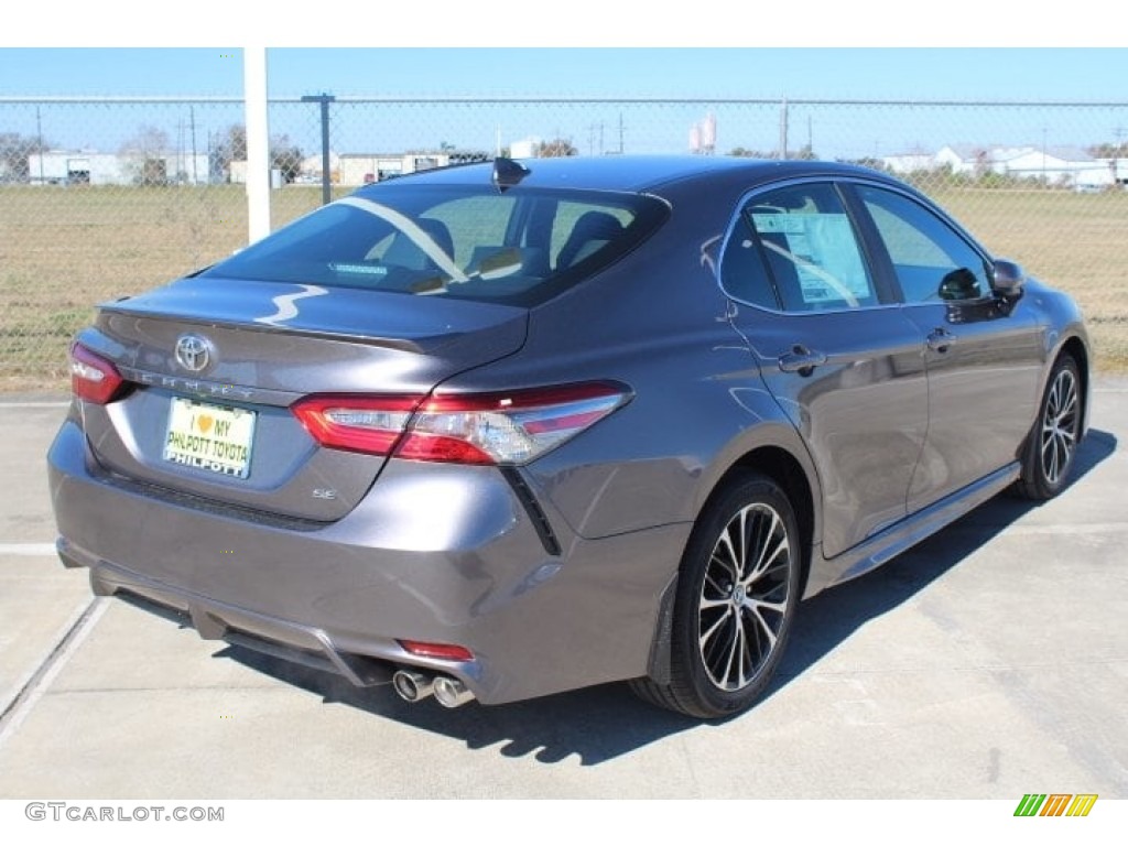 2019 Camry SE - Predawn Gray Mica / Black photo #8