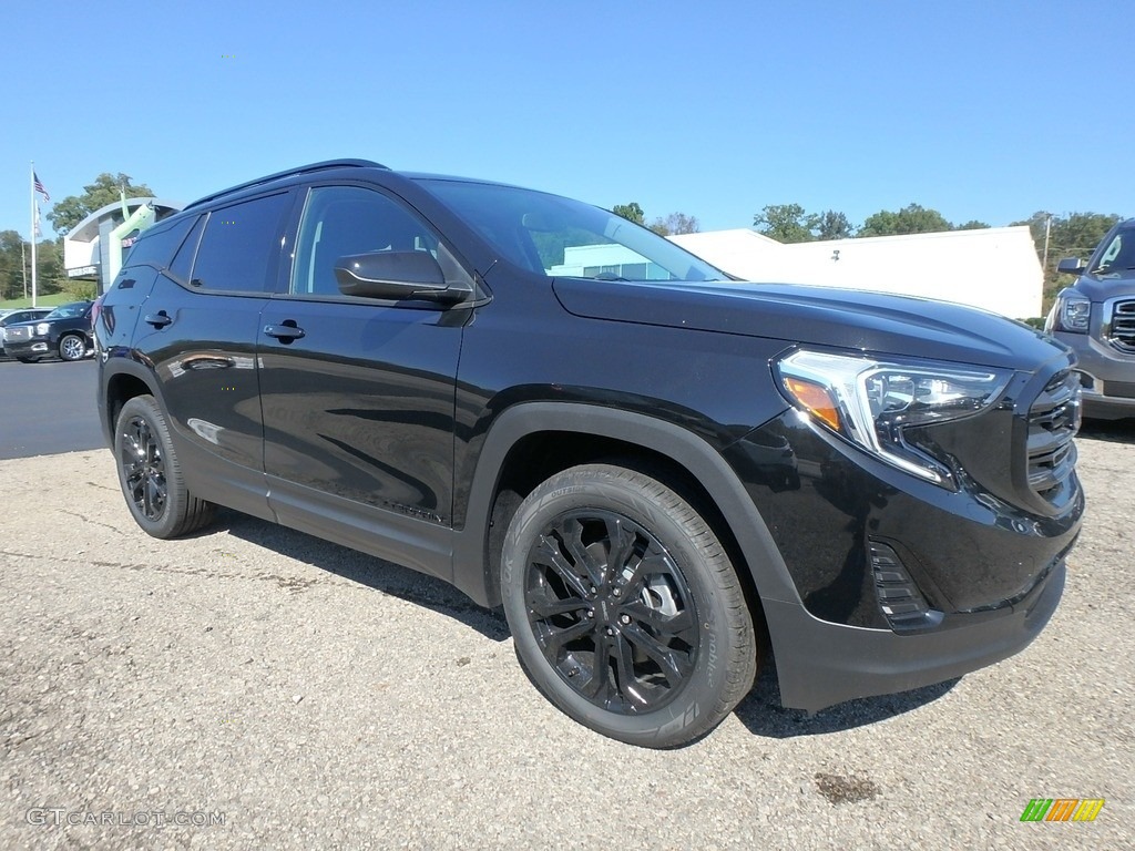 Ebony Twilight Metallic 2019 GMC Terrain SLE AWD Exterior Photo #130766517
