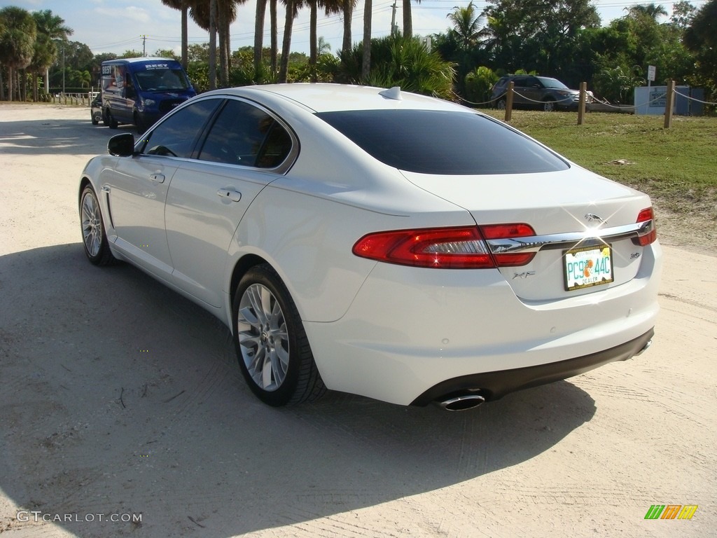 2013 XF 3.0 - Polaris White / London Tan/Warm Charcoal photo #5