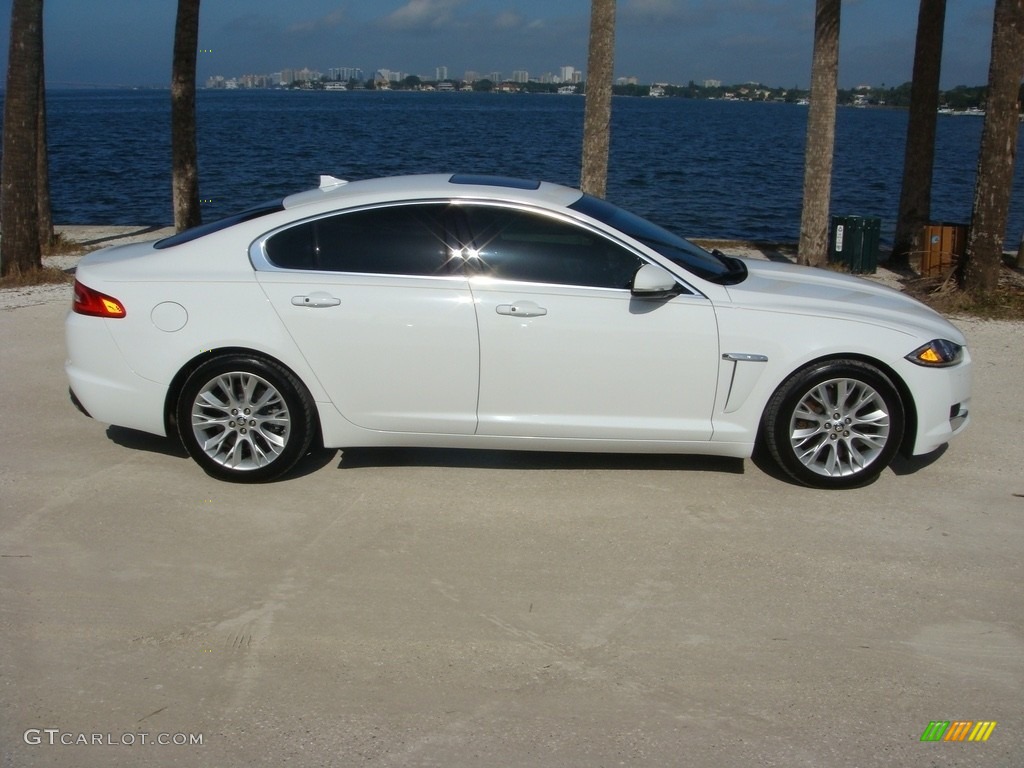 2013 XF 3.0 - Polaris White / London Tan/Warm Charcoal photo #8