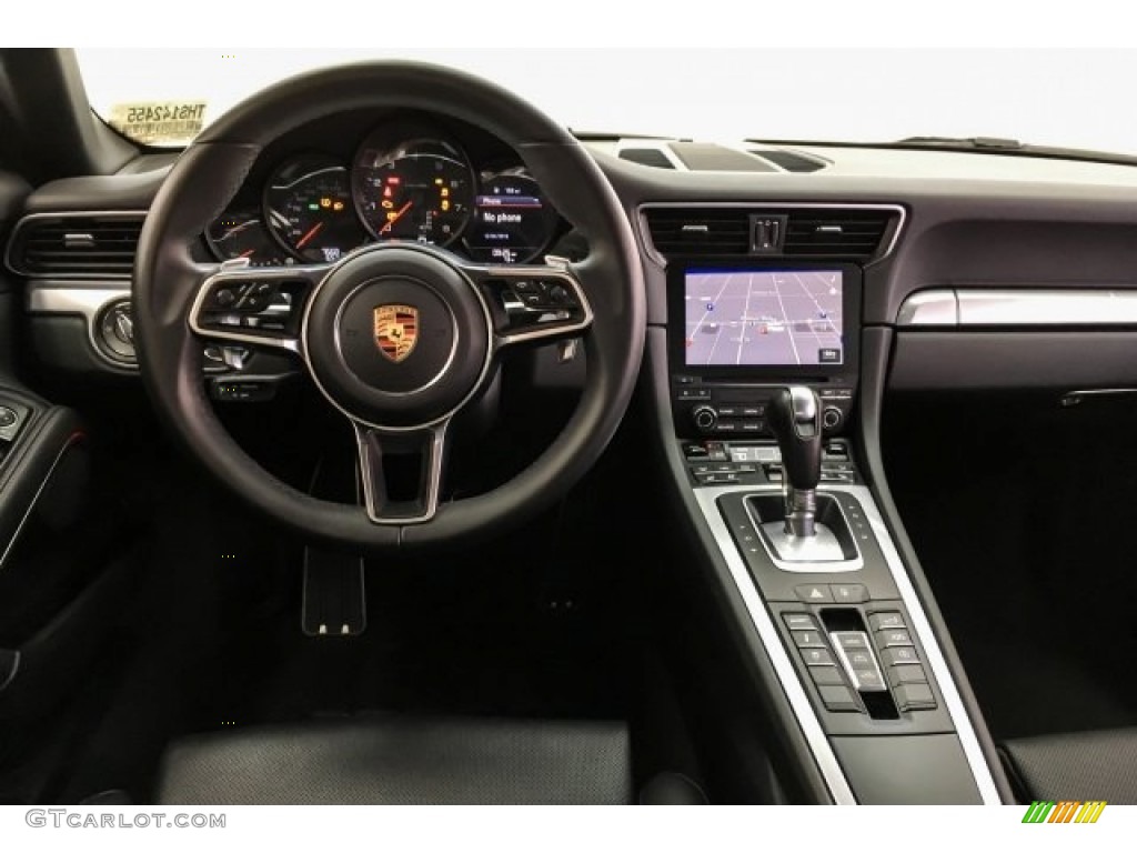 2017 Porsche 911 Carrera Cabriolet Black Dashboard Photo #130767876