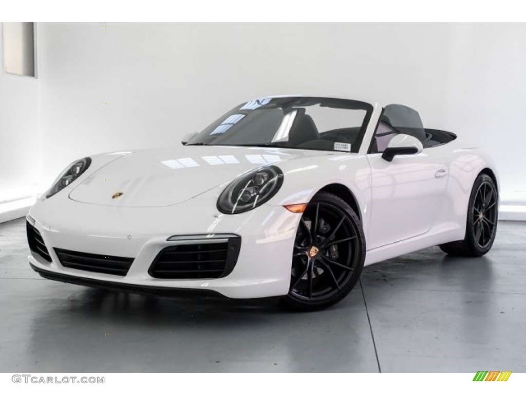 White 2017 Porsche 911 Carrera Cabriolet Exterior Photo #130767954