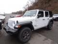 2019 Bright White Jeep Wrangler Unlimited Sport 4x4  photo #1