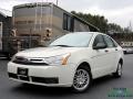 2011 White Suede Ford Focus SE Sedan  photo #1