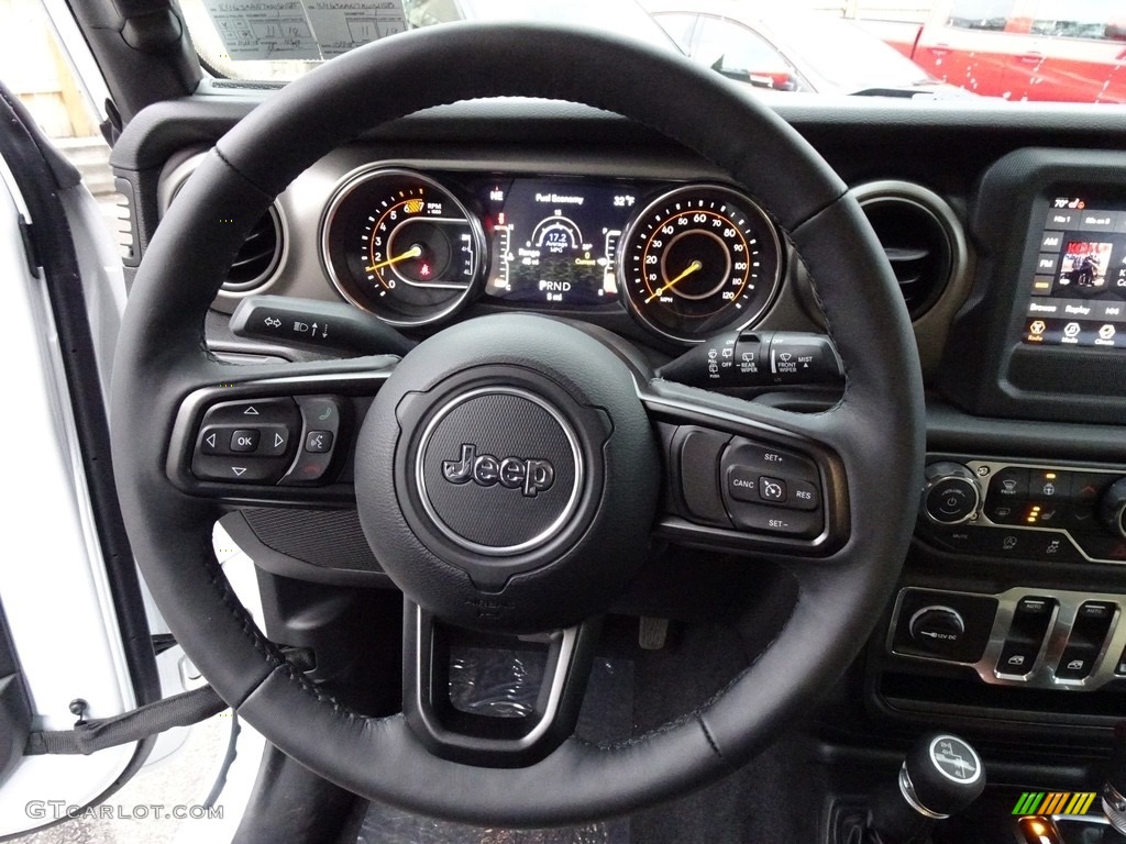 2019 Jeep Wrangler Sport 4x4 Black Steering Wheel Photo #130768746