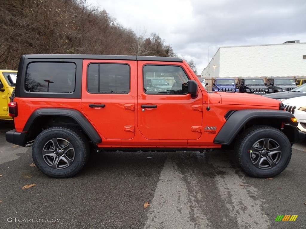 Punk'n Metallic 2019 Jeep Wrangler Unlimited Sport 4x4 Exterior Photo #130769172