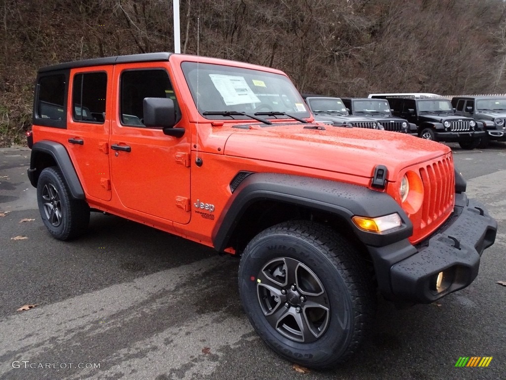 Punk'n Metallic 2019 Jeep Wrangler Unlimited Sport 4x4 Exterior Photo #130769175