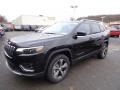 2019 Diamond Black Crystal Pearl Jeep Cherokee Limited 4x4  photo #1