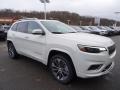 Pearl White 2019 Jeep Cherokee Overland 4x4 Exterior