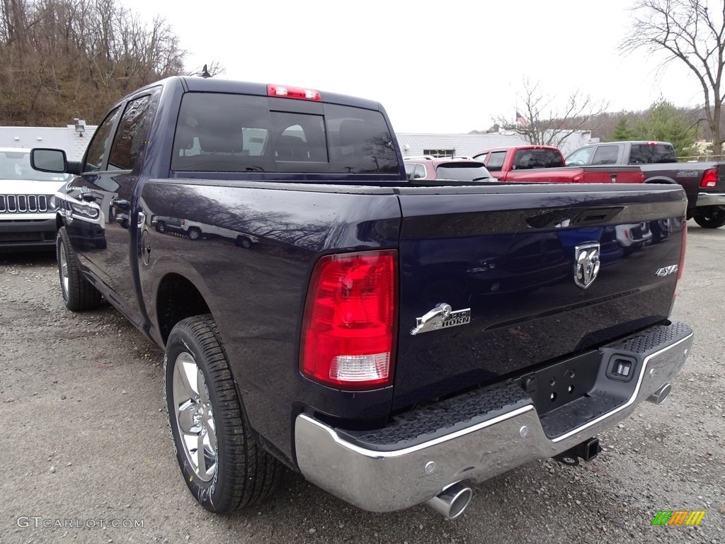 2019 1500 Classic Big Horn Crew Cab 4x4 - True Blue Pearl / Black/Diesel Gray photo #3