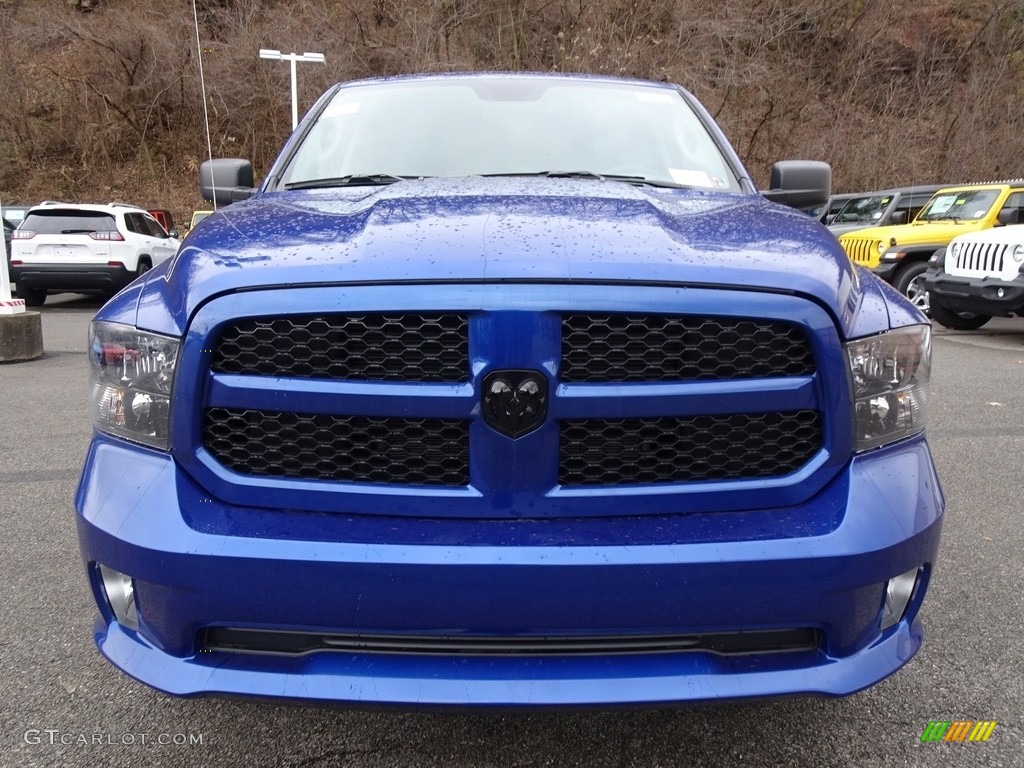 2019 1500 Classic Express Quad Cab 4x4 - Blue Streak Pearl / Black photo #8