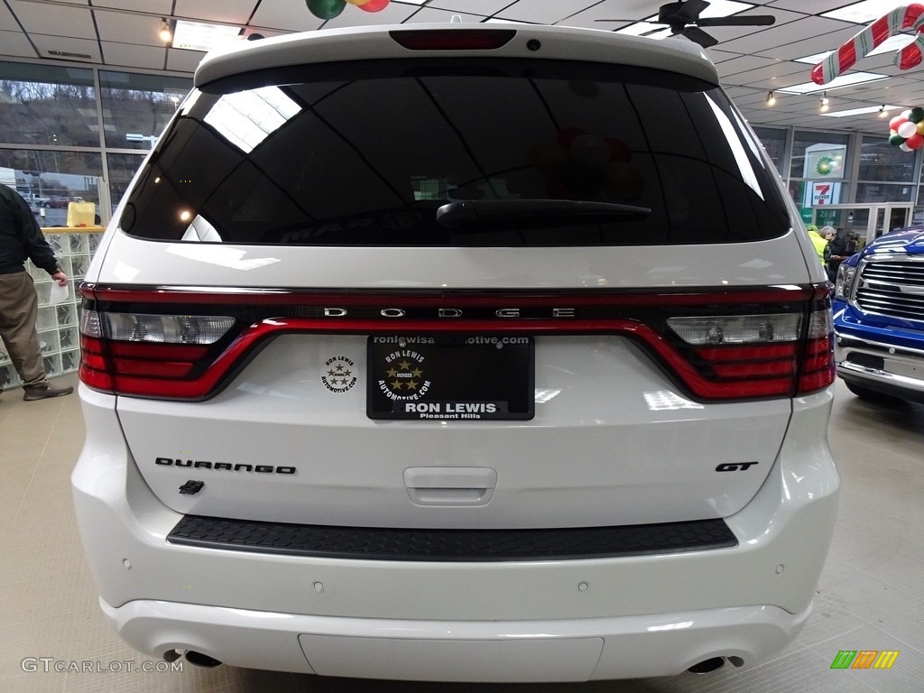 2018 Durango GT AWD - Vice White Tri-Coat Pearl / Black photo #4