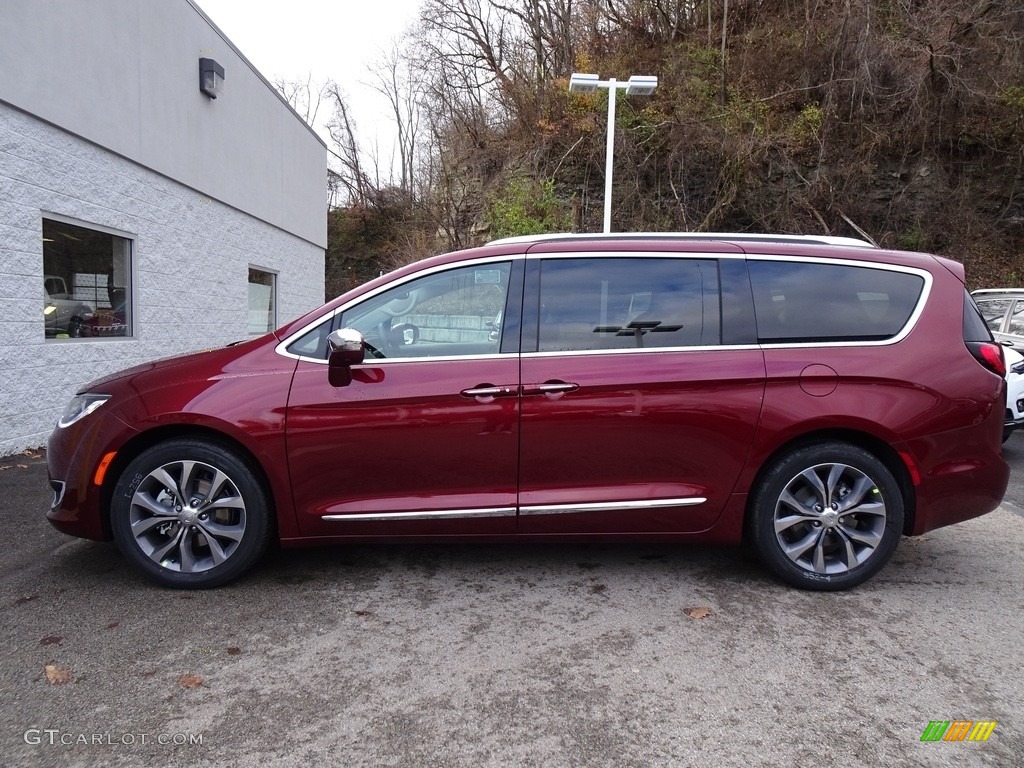 Velvet Red Pearl 2019 Chrysler Pacifica Limited Exterior Photo #130770060