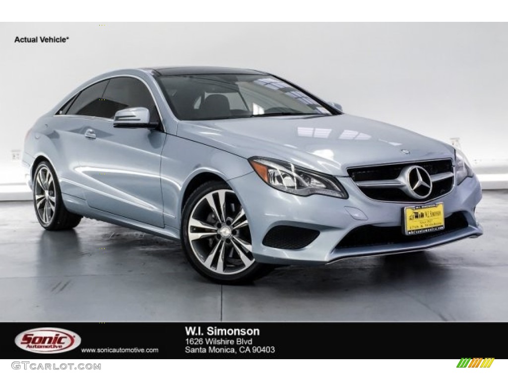 2016 E 400 Coupe - Diamond Silver Metallic / Crystal Grey/Black photo #1