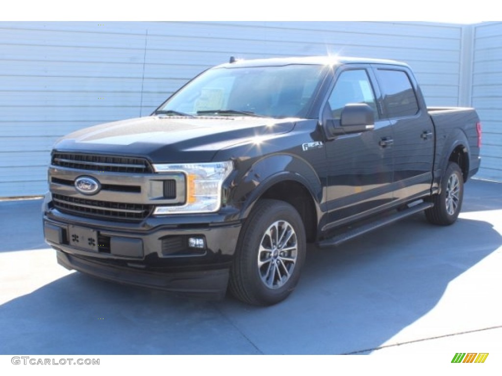 2019 F150 XLT SuperCrew - Agate Black / Black photo #4