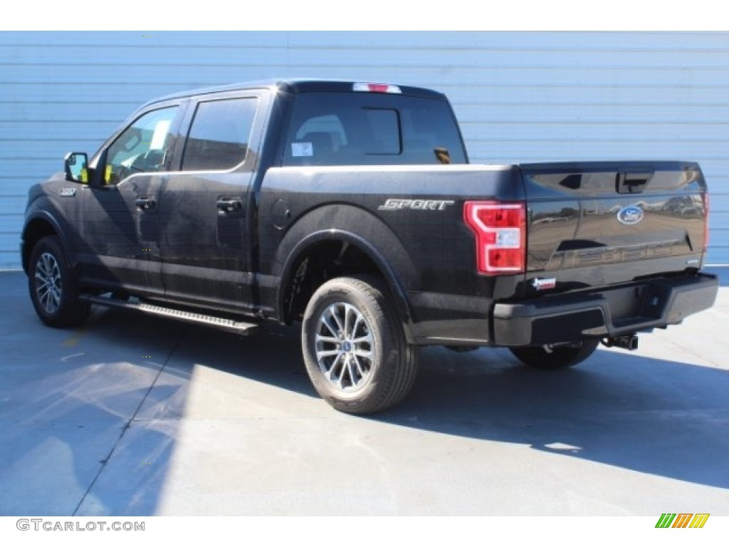 2019 F150 XLT SuperCrew - Agate Black / Black photo #6