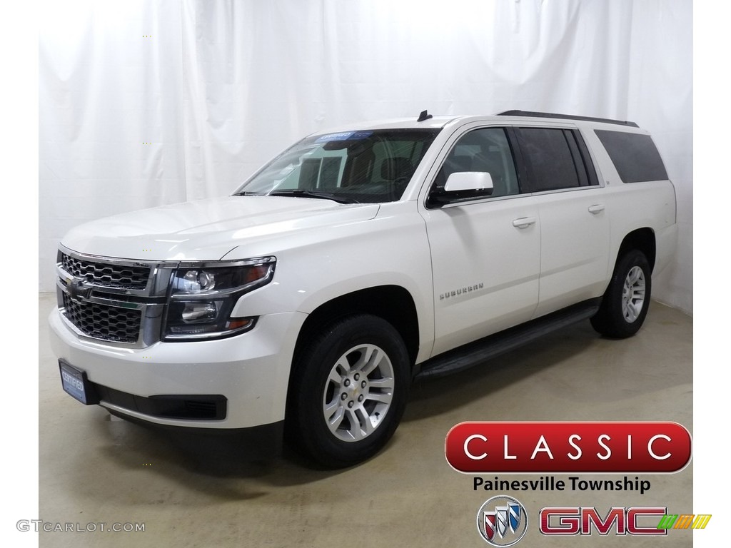 White Diamond Tricoat Chevrolet Suburban