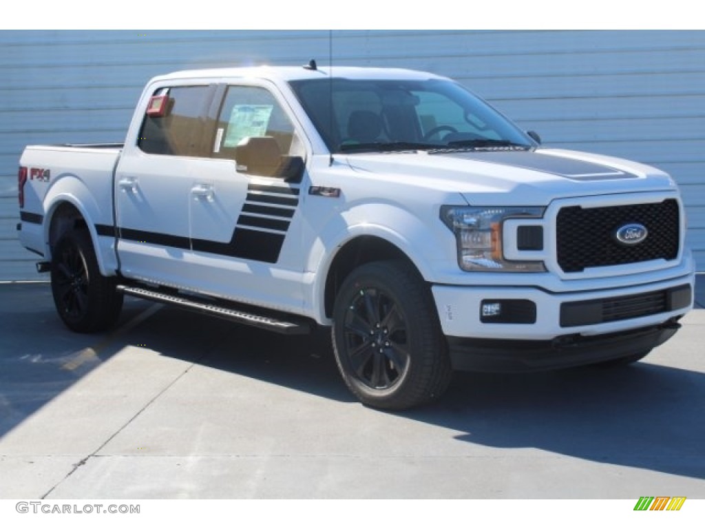 2019 F150 XLT Sport SuperCrew 4x4 - Oxford White / Black photo #2