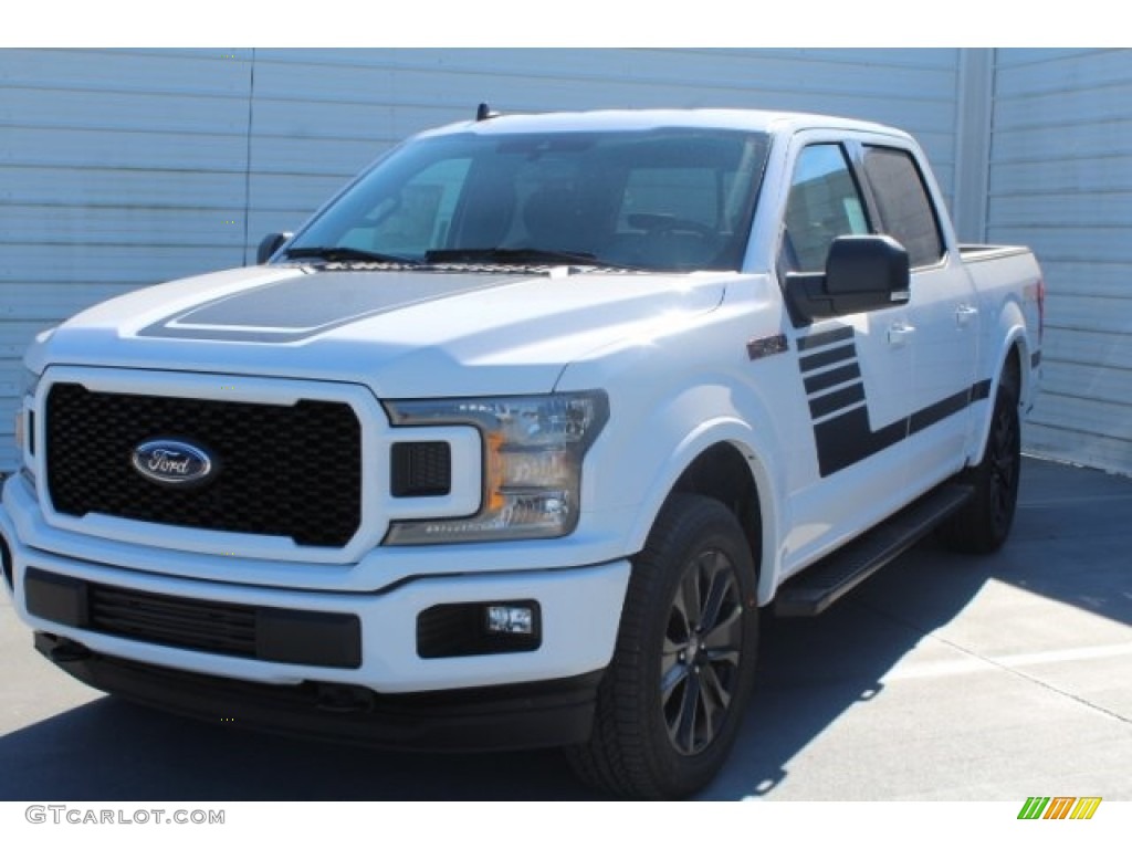 2019 F150 XLT Sport SuperCrew 4x4 - Oxford White / Black photo #4