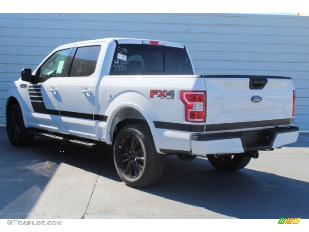 2019 F150 XLT Sport SuperCrew 4x4 - Oxford White / Black photo #6