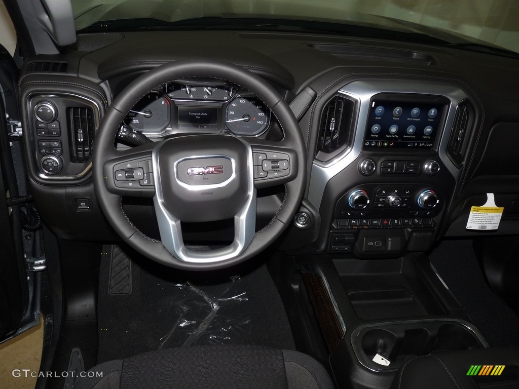 2019 GMC Sierra 1500 Elevation Double Cab 4WD Jet Black Dashboard Photo #130773846