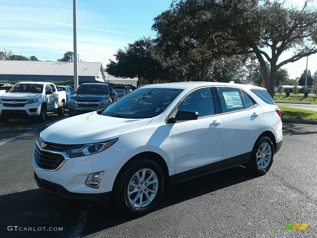 2019 Equinox LS - Summit White / Medium Ash Gray photo #1